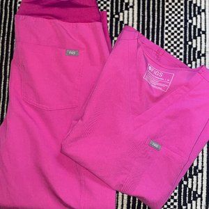 Figs Scrubs Electric Orchid